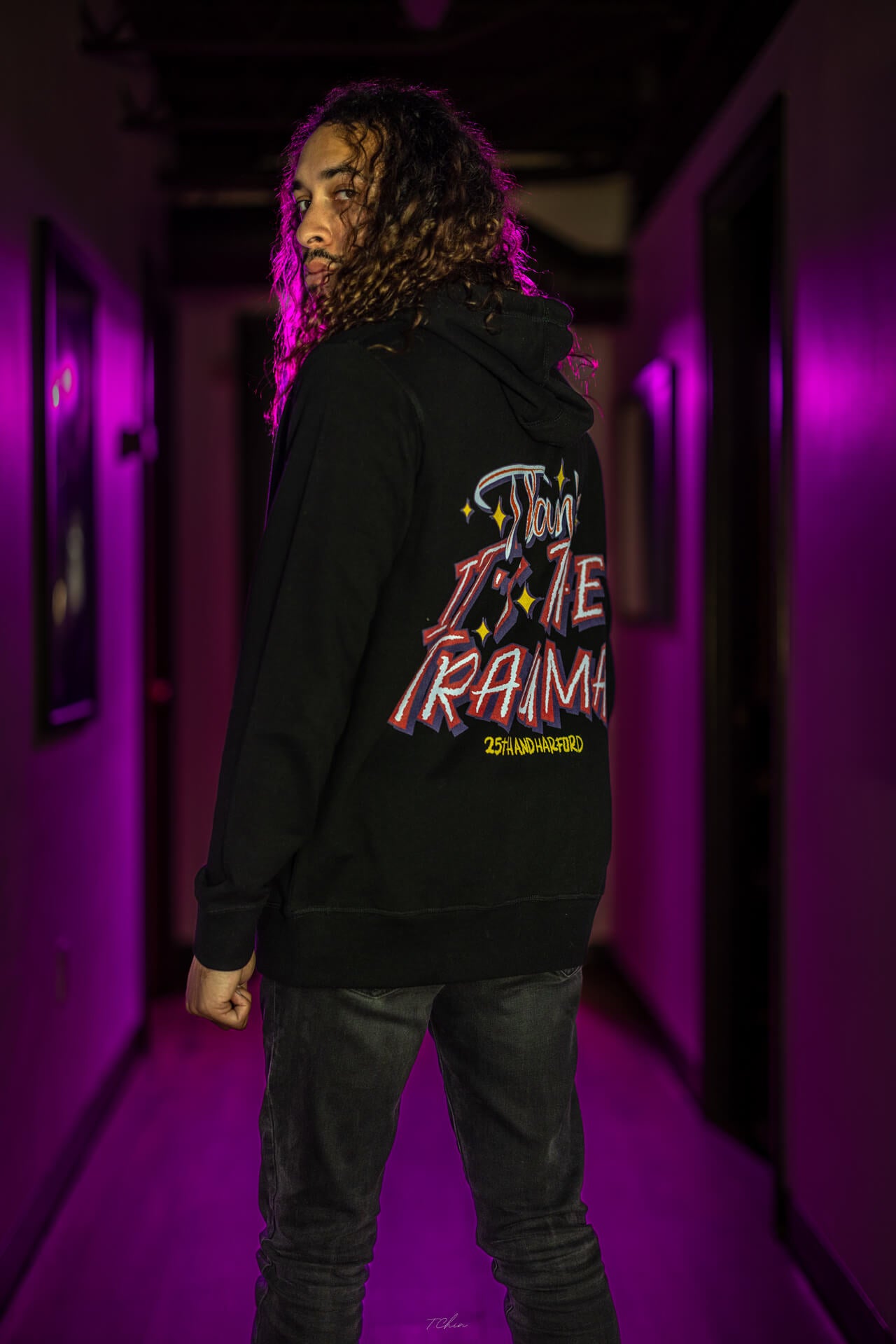 Thanks! It’s the Trauma Hoodie Black