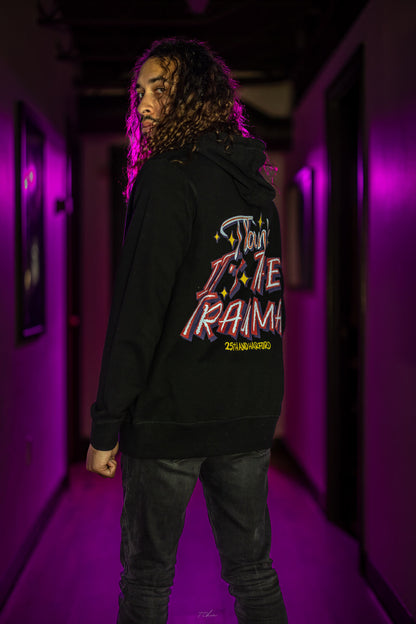 Thanks! It’s the Trauma Hoodie Black