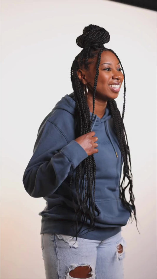 Thanks! It’s the Trauma Hoodie Blue